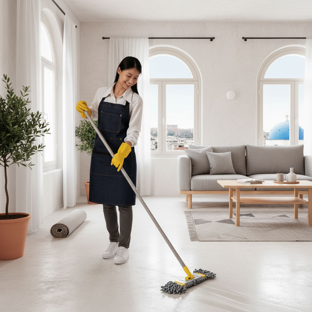 Καθαρισμός AirBnb διαμερισμάτων